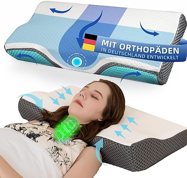 Esun Nackenstützkissen Seitenschläferkissen, Ergonomisches Nackenstützkisse günstig online kaufen
