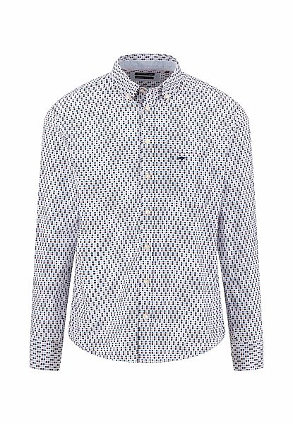 FYNCH-HATTON Langarmhemd normale Passform, aus reiner Baumwolle, mit Minima günstig online kaufen