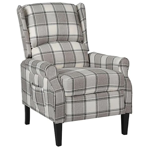 vidaXL Relaxsessel Verstellbar Grau Stoff 329307 günstig online kaufen