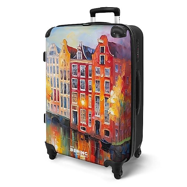 NoBoringSuitcases.com© Hartschalen-Trolley mit leuchtende Räder - günstig online kaufen