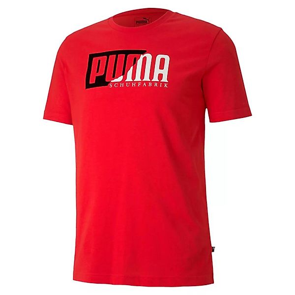 Puma Flock Graphic Kurzarm T-shirt M High Risk Red günstig online kaufen