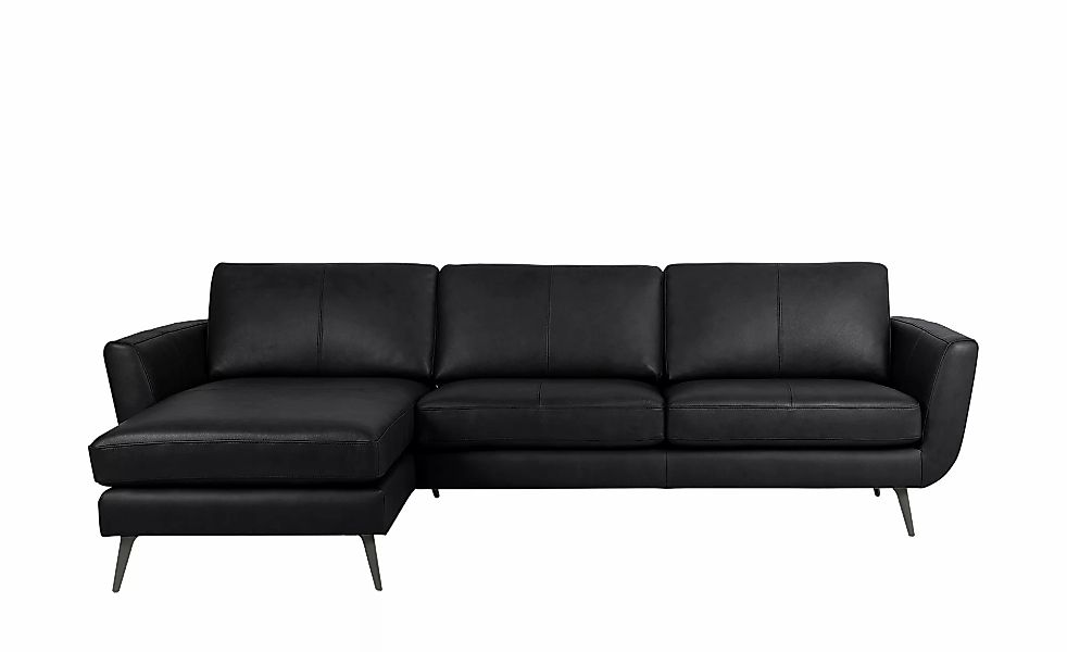 SOHO Ecksofa  Smile Day Leder ¦ schwarz ¦ Maße (cm): B: 274 H: 85 T: 156.0 günstig online kaufen