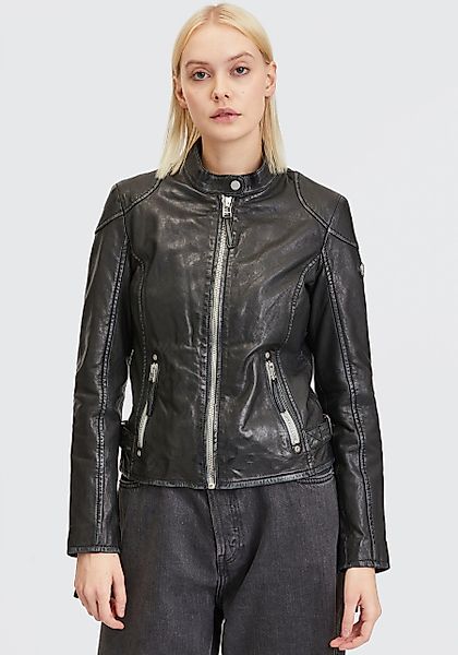 Mauritius Lederjacke GWFaiza mit Patch-Design am günstig online kaufen