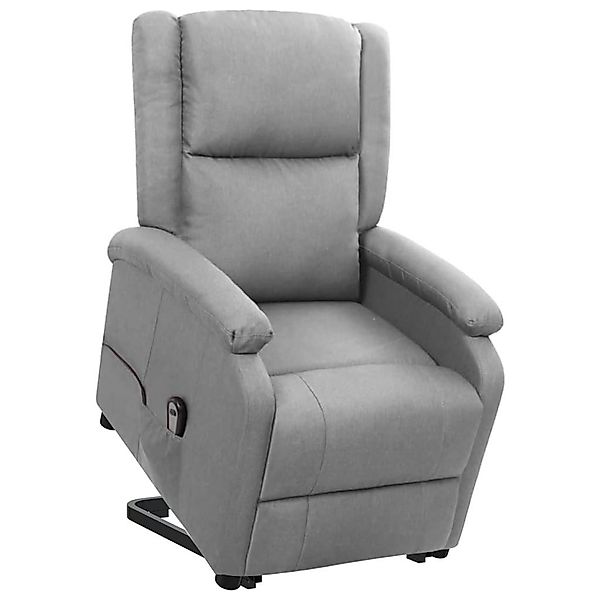 vidaXL Sessel Aufstehsessel Hellgrau Stoff (1-St) günstig online kaufen