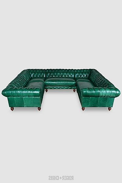 Xlmoebel Ecksofa XXL Großes Sofa Wohnlandschaft Ledersofa Couch in U-Form C günstig online kaufen