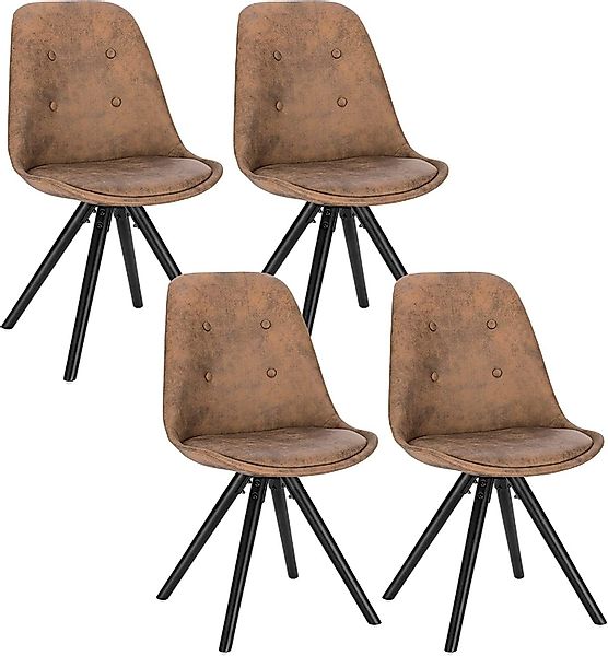 Woltu Esszimmerstuhl (4 St), Stoffbezug Designstuhl günstig online kaufen
