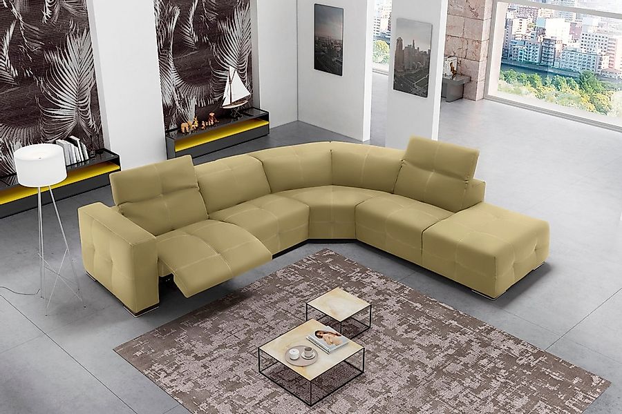 Egoitaliano Ecksofa »Sauvanne«, wahlweise mit elektrischer Relaxfunktion, K günstig online kaufen