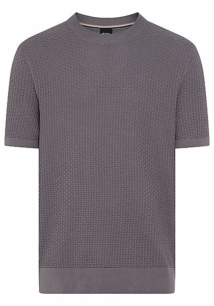 BOSS Kurzarmpullover "Nilton" günstig online kaufen