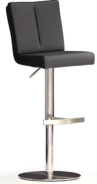 MCA furniture Bistrostuhl "BARBECOOL", mit Rückenlehne, Bodenplatte rund, 1 günstig online kaufen