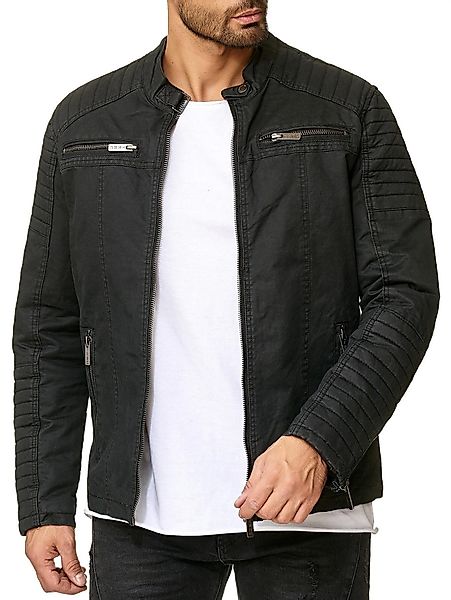 RedBridge Bikerjacke robuste Bickerjacke mit Reißverschluss günstig online kaufen