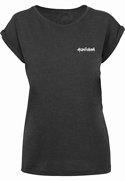 Merchcode T-Shirt Merchcode Damen Ladies Unfollow Extended Shoulder Tee (1- günstig online kaufen