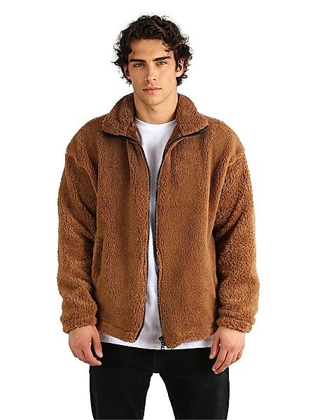 Megaman Jeans Hoodie Herren Plüsch-Sweatshirt Sweatshirt Pullover mit Zippe günstig online kaufen