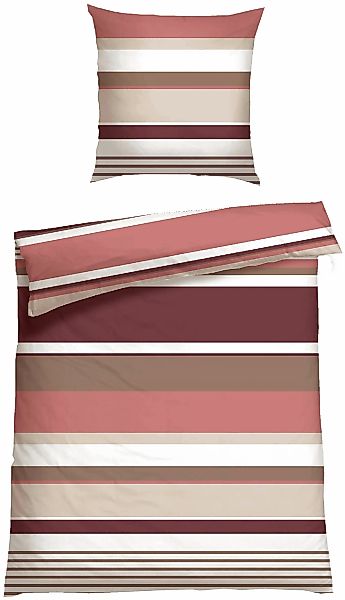 Schiesser Bettwäsche "Rexo aus weicher Baumwolle mit Streifen" 2 Stk. Made günstig online kaufen
