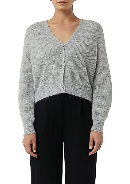 comma casual identity Cardigan casual, bequem, Alpakamix, V-Ausschnitt günstig online kaufen