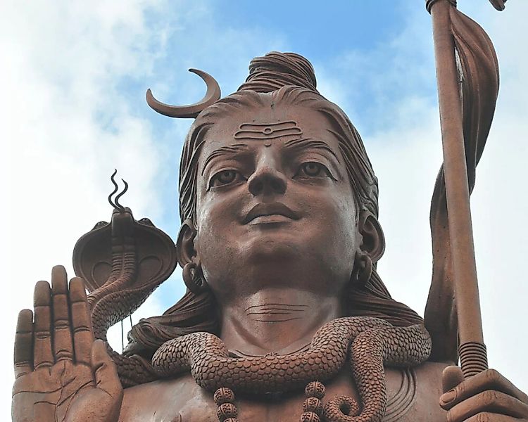 Fototapete "Shiva Statue" 4,00x2,50 m / Strukturvlies Klassik günstig online kaufen