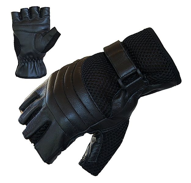 PROANTI Motorradhandschuhe PROANTI Motorradhandschuhe Leder Mesh Chopper Ha günstig online kaufen