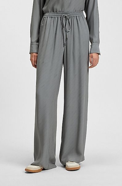BOSS ORANGE Stoffhose "Tane Premium Damenmode" mit Logo-Jacquard günstig online kaufen
