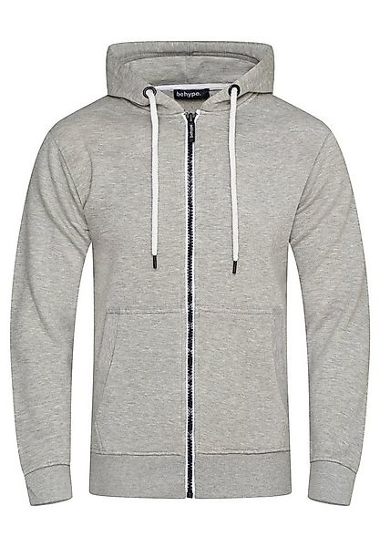 behype Kapuzensweatjacke BHSADAO Basic Kapuzenpullover Hoodie Pullover Swea günstig online kaufen