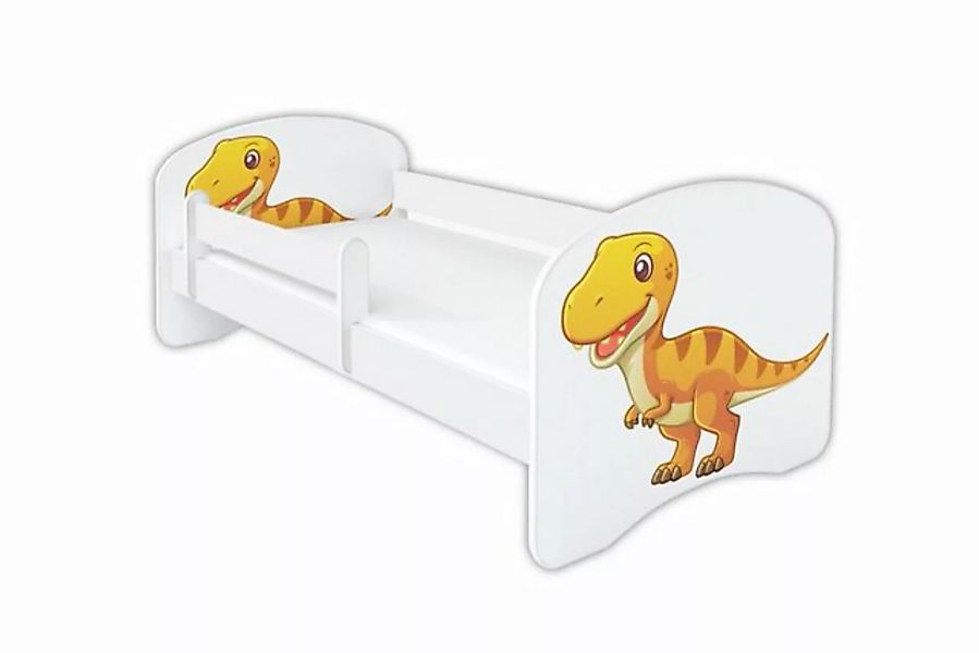 Clamaro Kinderbett (Dinosaurier, Kinderbett Babybett mit Matratze 70x140, 8 günstig online kaufen