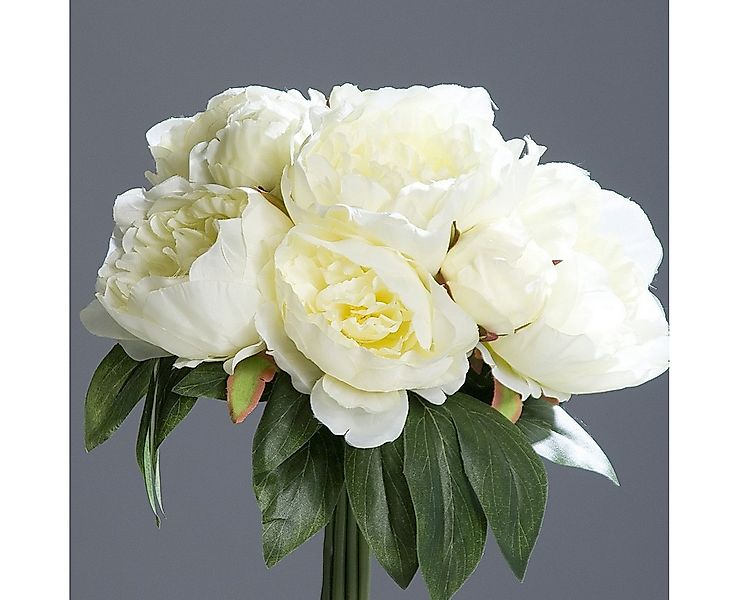 Kunstblume Pfingstrosenbund mit 8 Blüten 36cm DP künstliche Päonie Strauß P günstig online kaufen