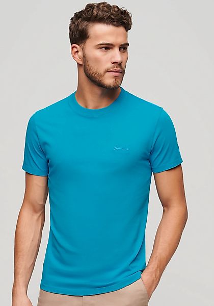 Superdry Rundhalsshirt ESSENTIAL LOGO EMB NEON günstig online kaufen