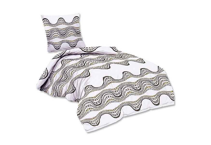 EXKLUSIV HEIMTEXTIL Bettwäsche Bettwäsche Baumwolle MARIE 2 teilig Reißvers günstig online kaufen