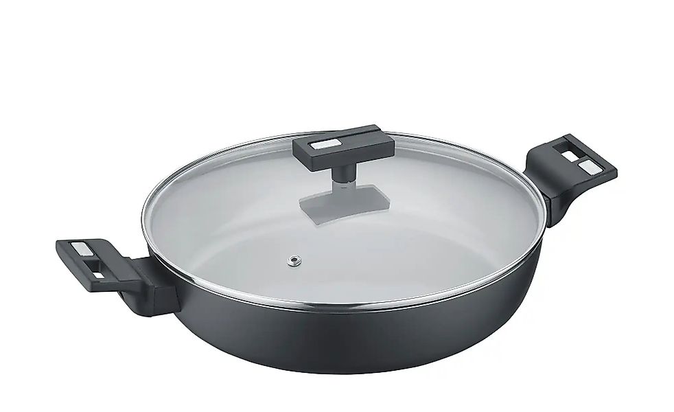 Berndes Servierpfanne  b.clever ¦ schwarz ¦ Aluminium ¦ Maße (cm): H: 6,5 günstig online kaufen