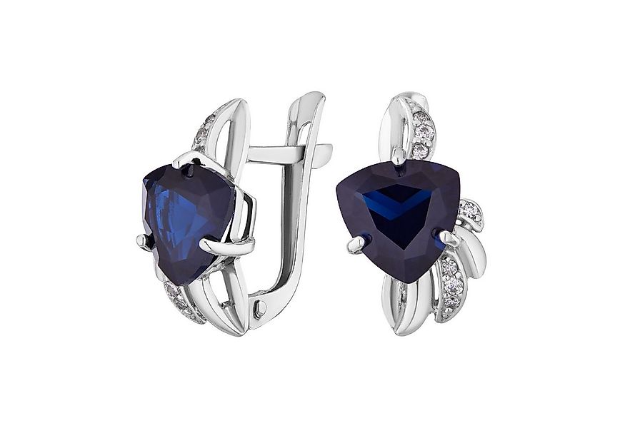 Secretforyou Creolen-Set Ohrringe Kreolen 925 Silber Saphir Zirkonia Steine günstig online kaufen