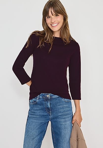 Cecil 3/4-Arm-Shirt mit U-Boot-Ausschnitt günstig online kaufen