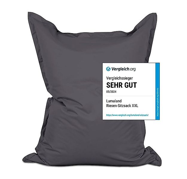 Lumaland Sitzsack XXL Bean Bag Riesen-Sitzkissen 380L 140x180cm Special Edi günstig online kaufen