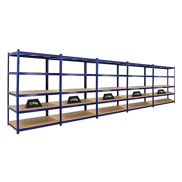 PROREGAL Mega Deal 5x Schwerlastregal Taurus HxBxT 180 x 120 x 60 cm Fachla günstig online kaufen