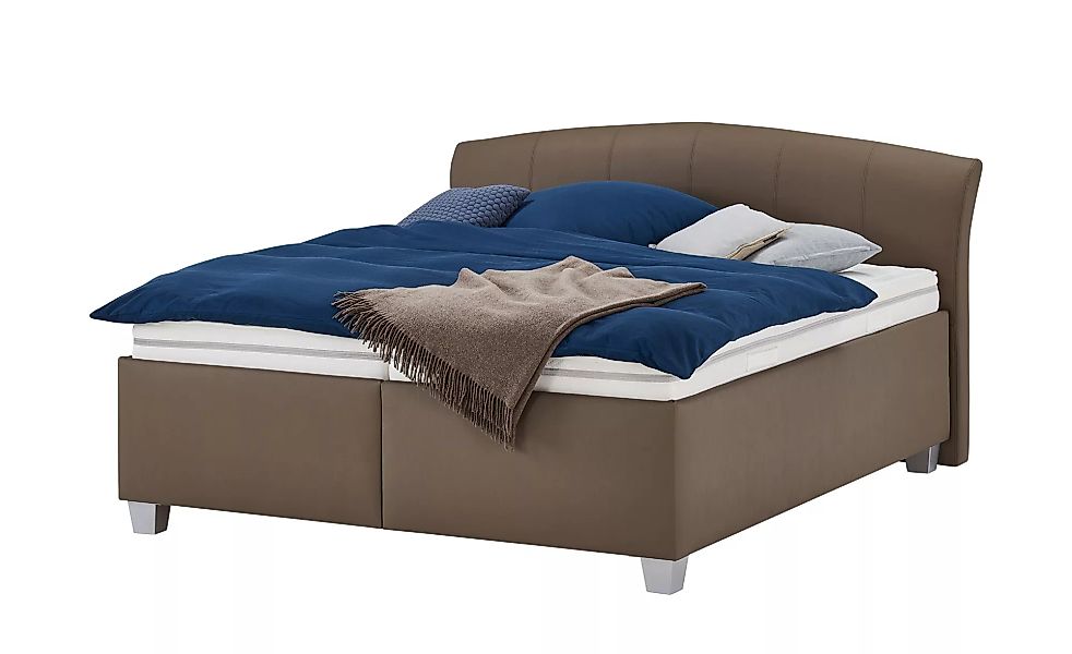 Polsterbett - braun - 199 cm - 111 cm - 216 cm - Betten > Doppelbetten - Mö günstig online kaufen