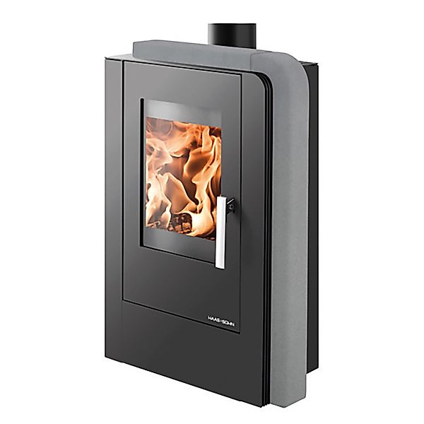 Haas+Sohn Aruba Kaminofen Stahl Schwarz 6 kW günstig online kaufen