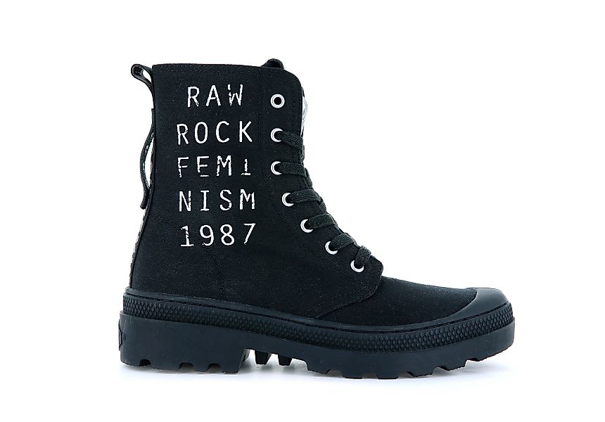 Palladium Boots Womens PAMPA AVENUE ROCK IKKS BLACK/BLACK günstig online kaufen