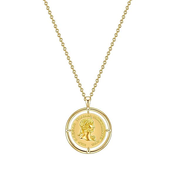 Lulu & Jane Collier Münze gelbgold günstig online kaufen