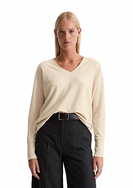 Marc OPolo Strickpullover "aus weichem Schurwolle-Viskose-Mix" günstig online kaufen
