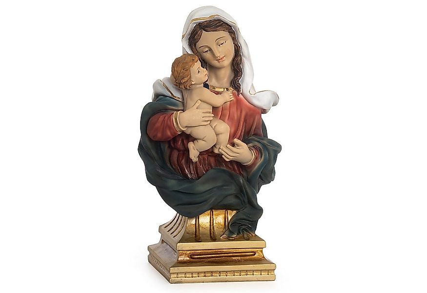 Moritz Dekofigur Madonna mit Kind Statue 20 cm Handbemalte Marienfigur Heil günstig online kaufen