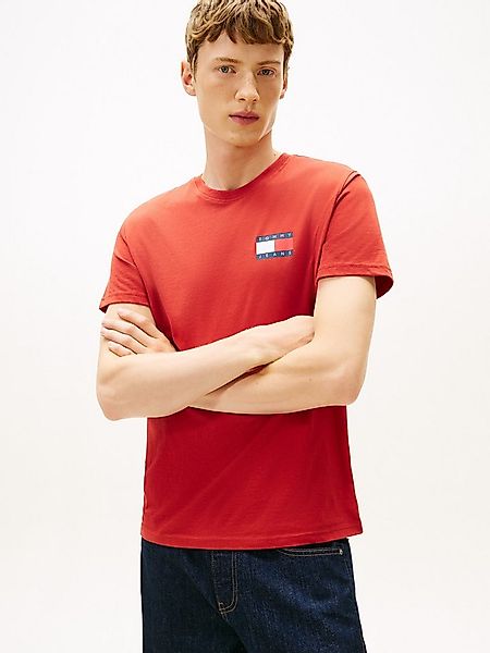 Tommy Jeans T-Shirt TJM SLIM FIT ESSENTIAL FLAG Mit Rundhalsausschnitt günstig online kaufen
