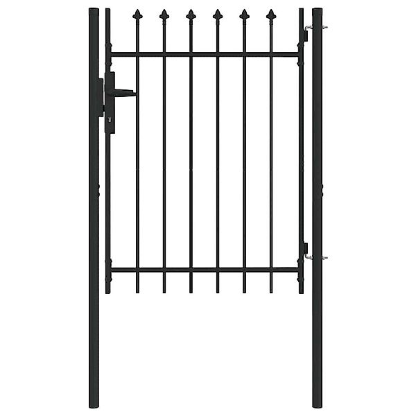 vidaXL Gartentor Zauntor Grau 100 x günstig online kaufen