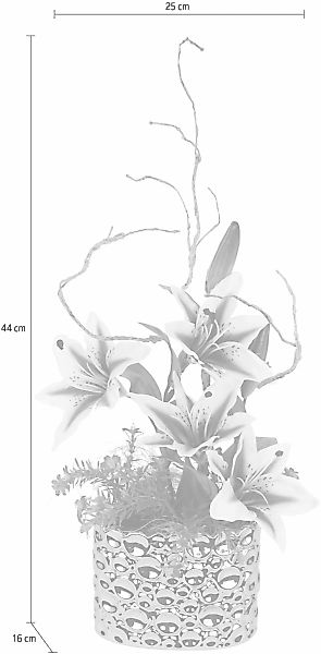 Kunstpflanze Lilien, I.GE.A., Höhe 44 cm, günstig online kaufen