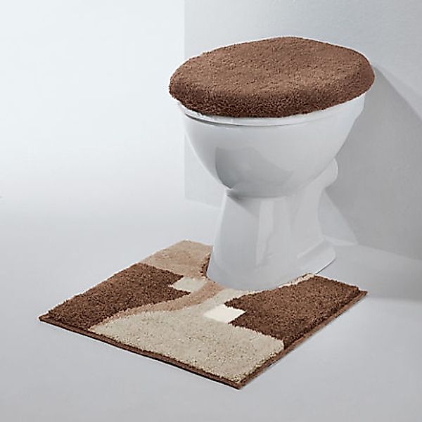 Erwin Müller Badematte WC-Umrandung "Athen", Höhe 20 mm, eckig, Grafik günstig online kaufen