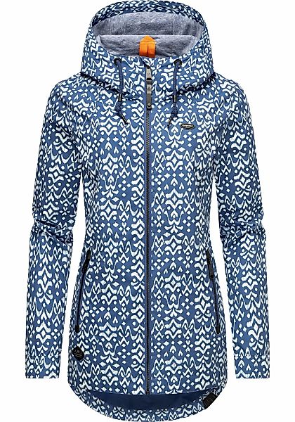 Ragwear Outdoorjacke "Zuzka Ikat", mit Kapuze, Wasserdichte Übergangsjacke günstig online kaufen