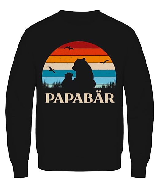 Papabär Sonnenuntergang · Männer Pullover günstig online kaufen