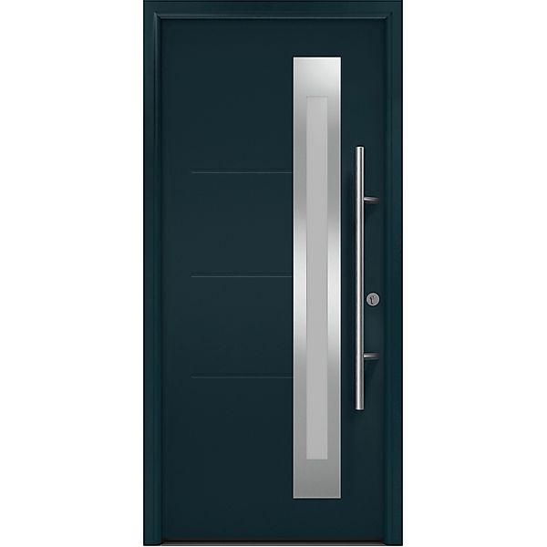 EcoStar Haustür Isopro Secur Motiv 780S RAL 7016 Anthrazitgrau DIN,inks günstig online kaufen