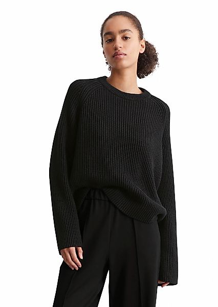 Marc O'Polo DENIM Rundhalspullover Knit Pullover, Longsleeve mit weiten Ärm günstig online kaufen