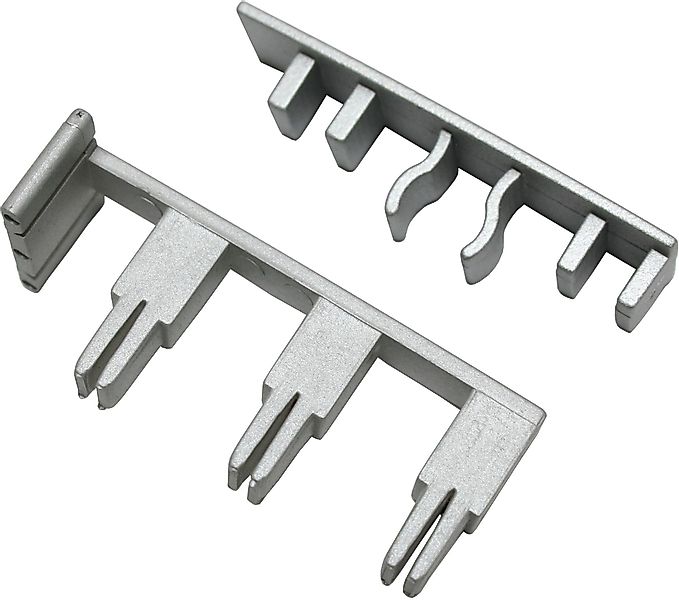 GARDINIA Gardinenstangen-Endstück mit Ausklinkung 3-läufig, (1-St), günstig online kaufen