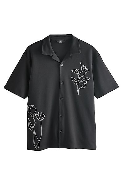Next Kurzarmhemd Jersey-Hemd mit Grafikprint (1-tlg) günstig online kaufen