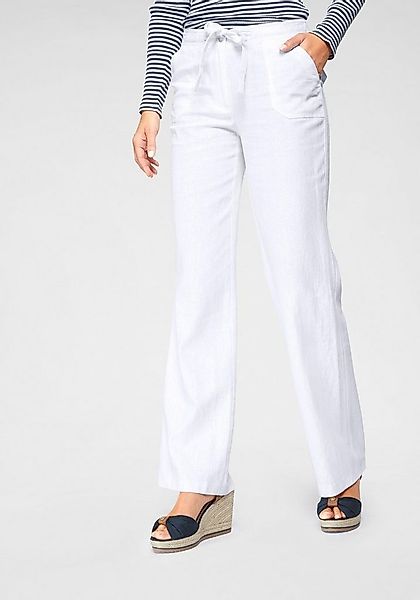 Aniston CASUAL Leinenhose mit Bindeband günstig online kaufen