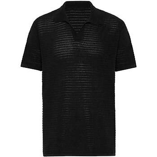 Antioch  T-Shirts & Poloshirts Luciano Turndown Collar Linen Blend Knitted günstig online kaufen