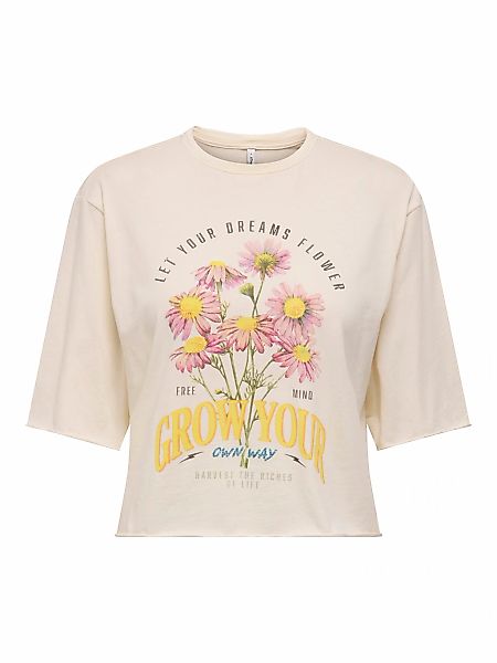 ONLY Kurzarmshirt "ONLLUCY LIFE S/S FLOWERS TOP BOX JRS" günstig online kaufen